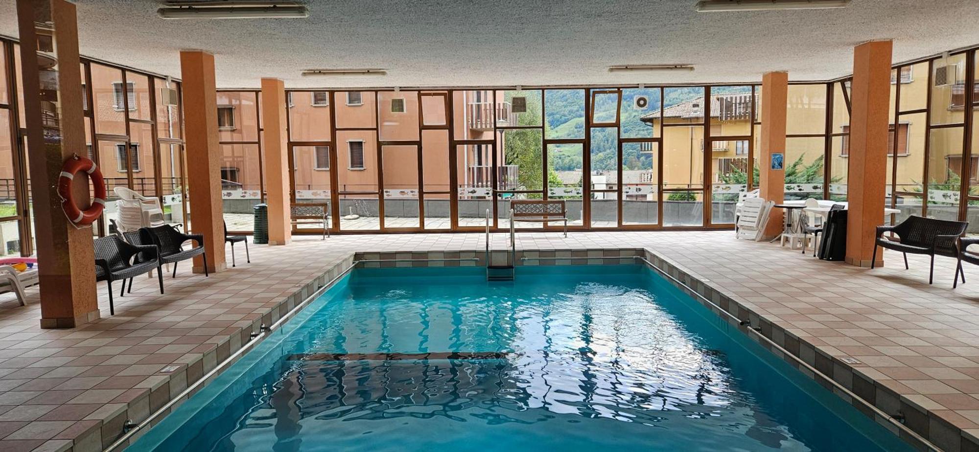 Ferienwohnung Alpine Nest With Swimmingpool Moggio  Exterior foto